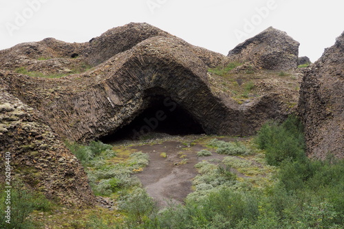 View Canyon Asbyrgi in Iceland