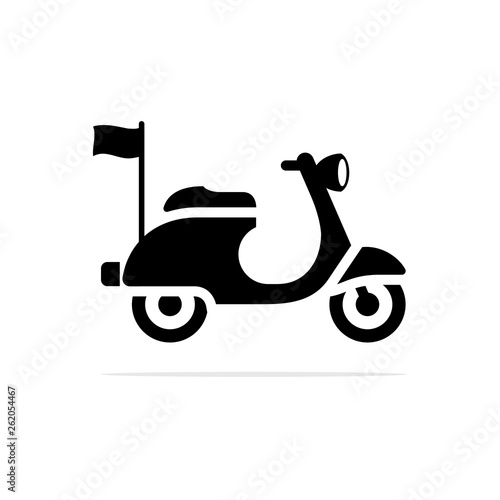 Motorcycle icon.Vector concept illustration for design.