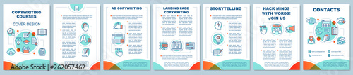 Copywriting brochure template