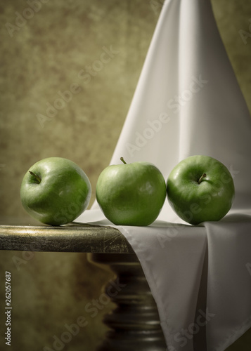 Obraz na płótnie green apples