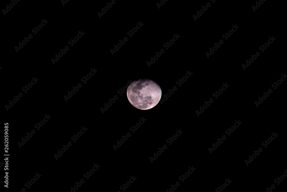 Full moon black background backdrop detail surface