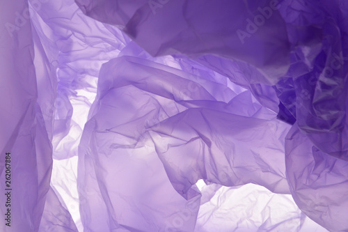 Plastic concept. Backgrounds & textures shop. Purple abstract background.
