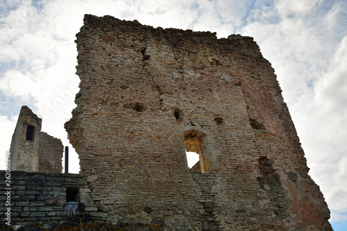 The ruins of an old stone tower photo