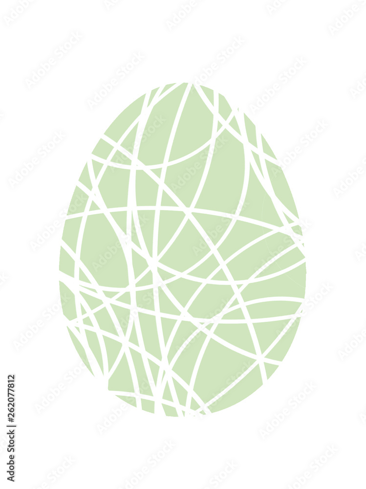 Pastel green easter eggs with white patterns Pastel green easter eggs with white patterns