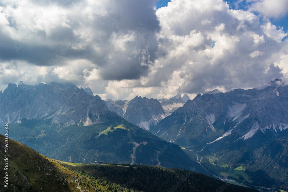 View from Monte Elmo near Sesto, Trentino Alto Adige - Italy View from Monte Elmo near Sesto, Trentino Alto Adige - Italy