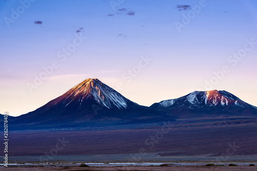 Licancabur volcano at sunset, San Pedro de Atacama, Atacama desert, Chile, South America © Jose Luis Stephens