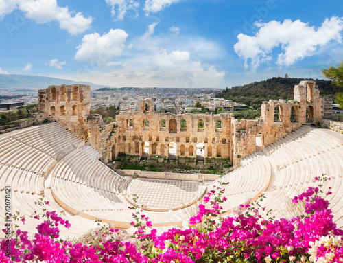 Herodes Atticus amphitheater of Acropolis, Athens
