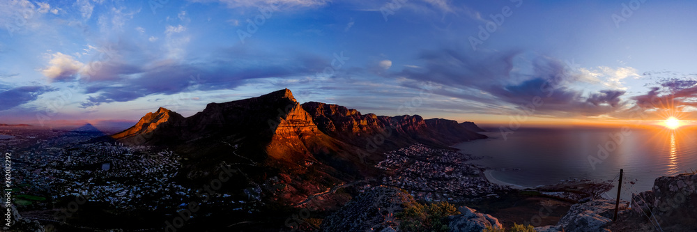 Table Mountain Sunset Pano