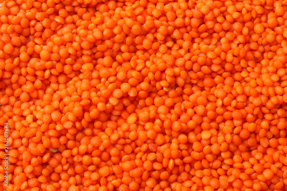 red lentils background. red lentils texture. Top view. red lentils background. red lentils texture. Top view.