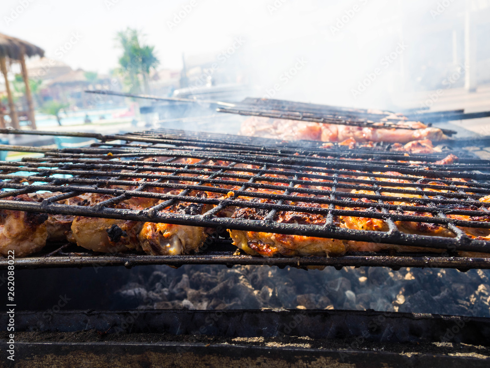 grilled meat smoke smoked barbecue grilled meat smoke smoked barbecue