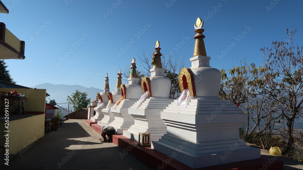 Stupas in Namobuddha Nepal