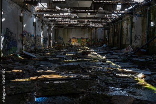Abandoned factory of crockery