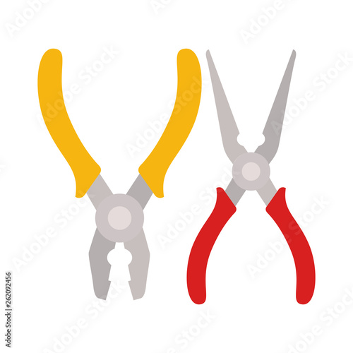 plier tool isolated icon