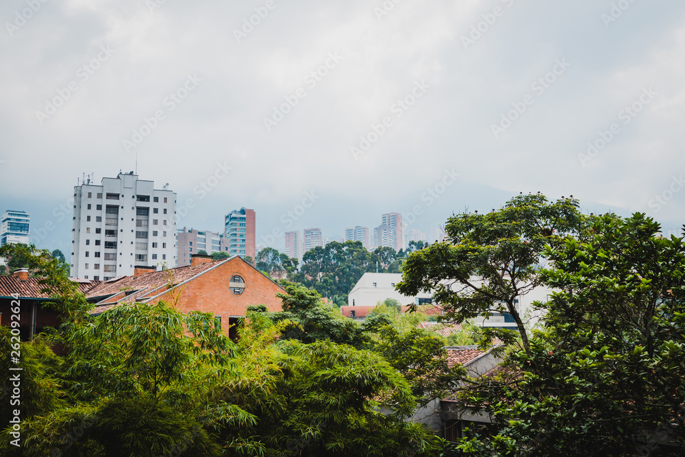 Stadtsilhouette von Medellin, Kolumbien