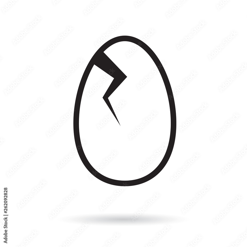 easter broken egg shells- vector illustration easter broken egg shells- vector illustration