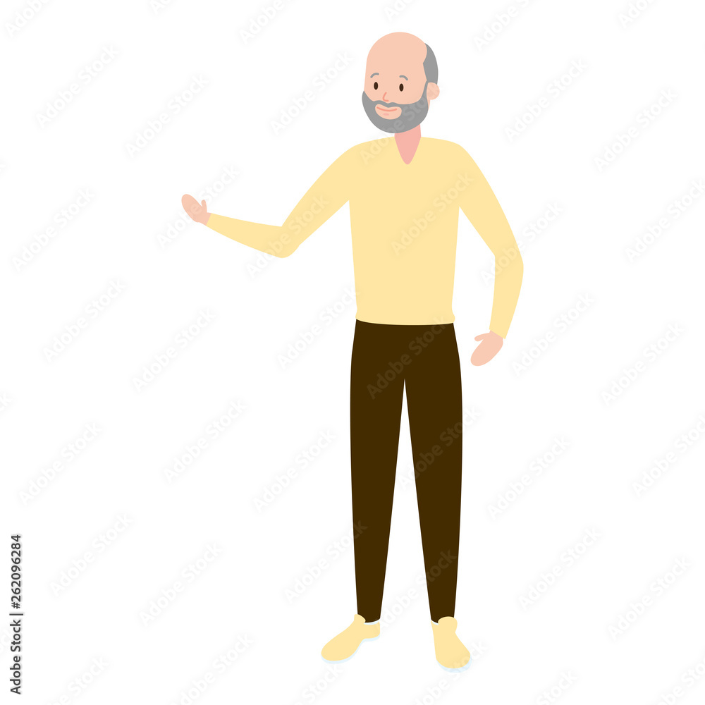old man character old man character