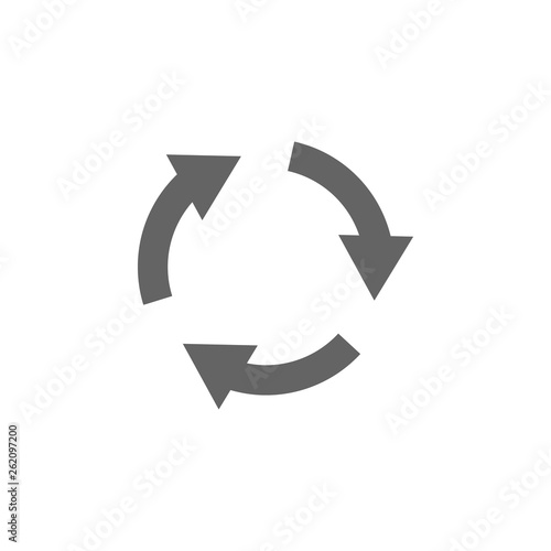 Arrow, recycle icon. Element arrow icon. Premium quality graphic design icon. Signs and symbols collection icon for websites, web design, mobile app