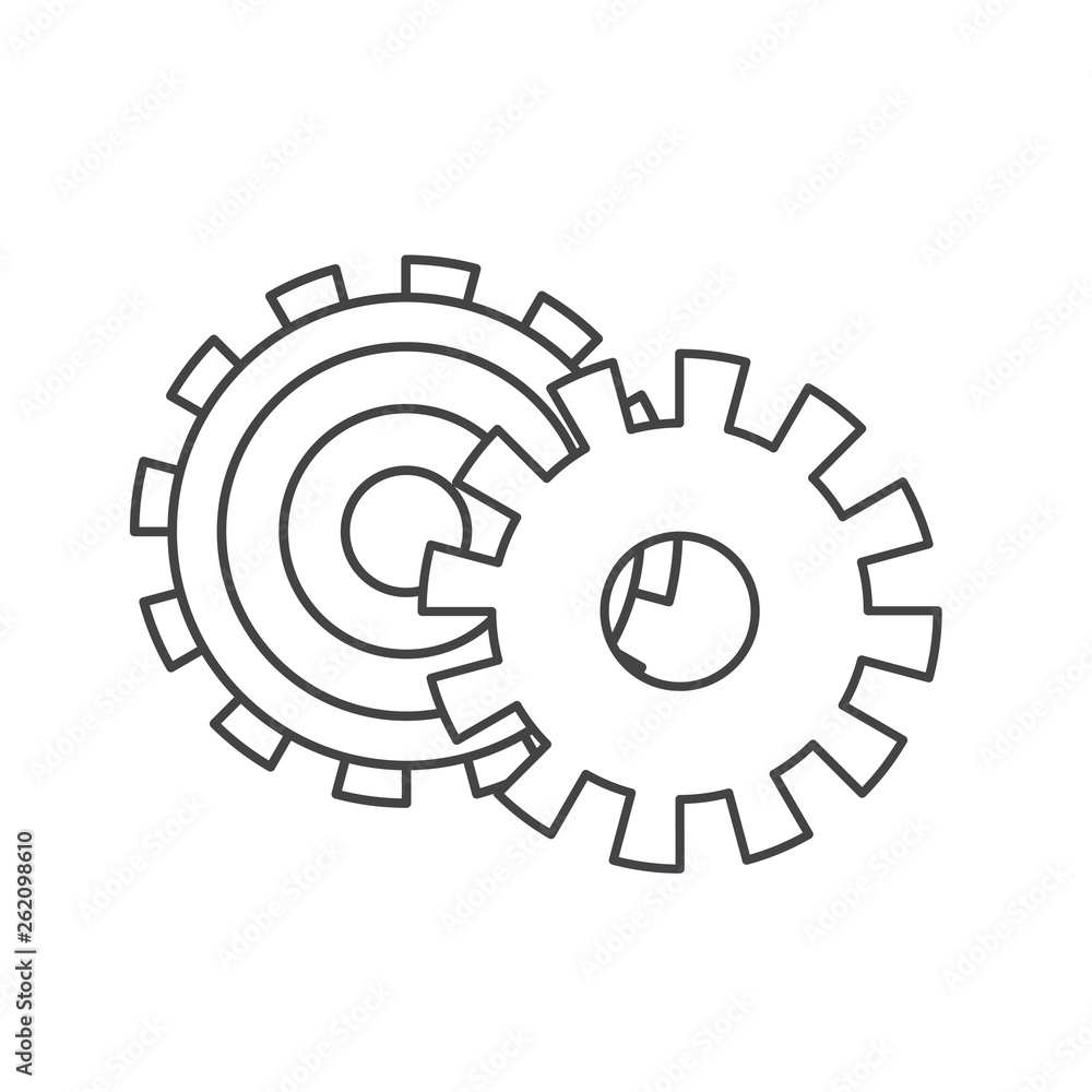 gearwheel tool isolated icon gearwheel tool isolated icon