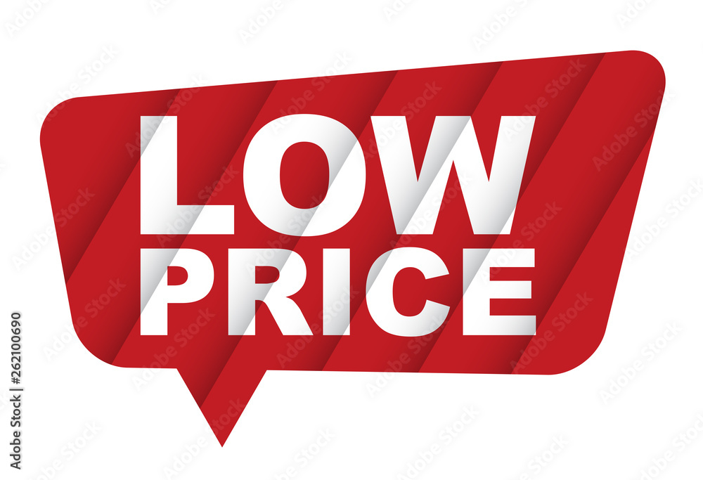 red vector banner low price red vector banner low price