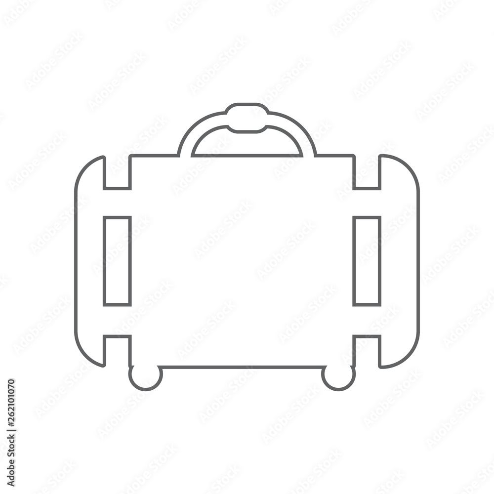 Baggage, luggage icon. Element of Airport for mobile concept and web apps icon. Outline, thin line icon for website design and development, app development Baggage, luggage icon. Element of Airport for mobile concept and web apps icon. Outline, thin line icon for website design and development, app development