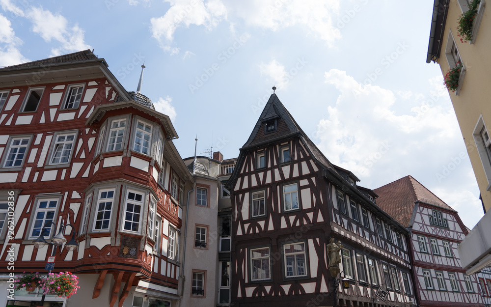 Bensheim / Bergstrasse: historische Fachwerkhäuser