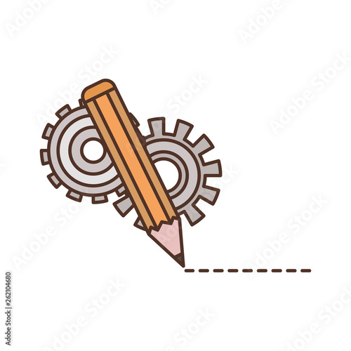 gearwheel tool isolated icon