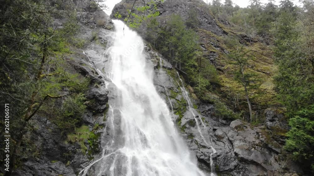 Rocky Brook waterfall flowing out of the Olympic National Park on Washington's Olympic Peninsula Rocky Brook waterfall flowing out of the Olympic National Park on Washington's Olympic Peninsula