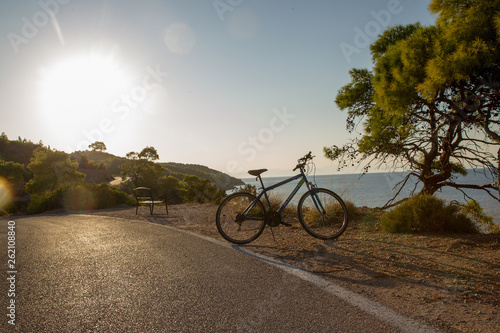 Wonderful greelk island Spetses and  ecological  bicycle in rent