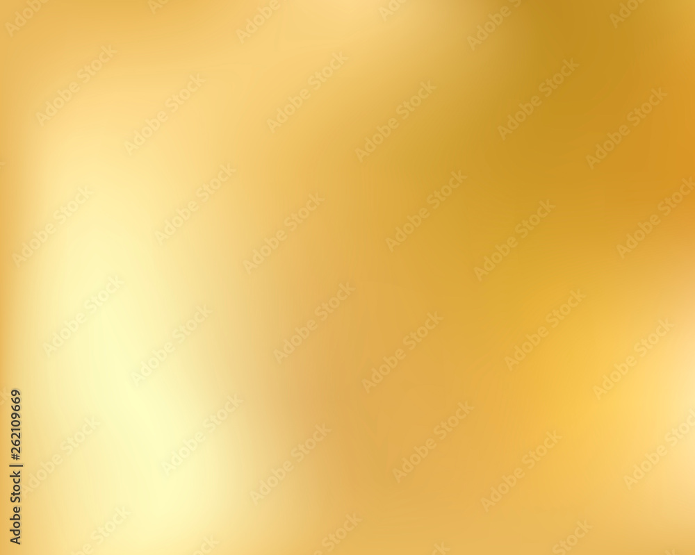 Golden background. Abstract light gold metal gradient. Vector blurred illustration Golden background. Abstract light gold metal gradient. Vector blurred illustration