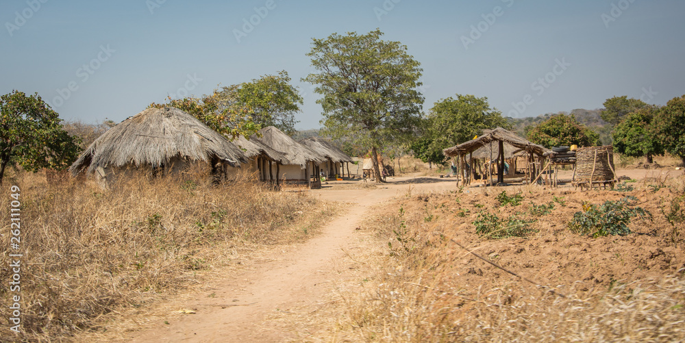 Zambian traditional mud house
