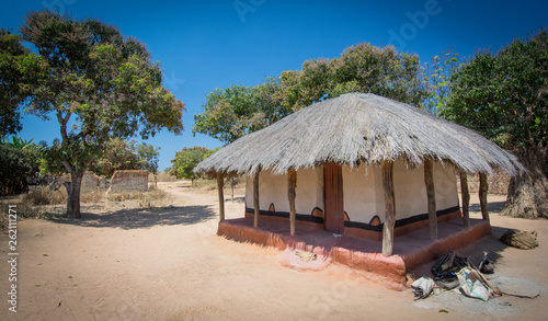 Wallpaper Mural Zambian traditional mud house Torontodigital.ca