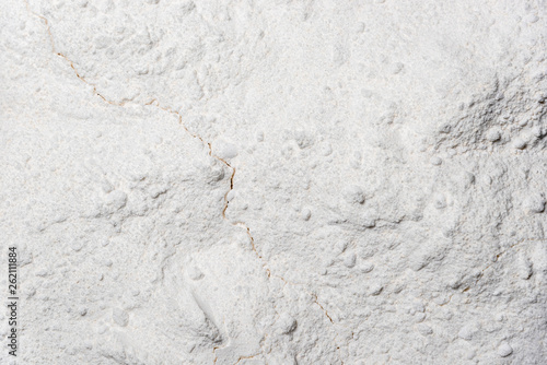 Canvas Print texture of white powder or flour on the whole frame