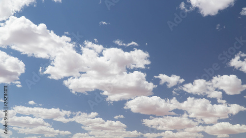 Blue sky with white clouds  background  Australia
