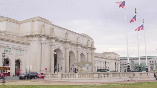Union Station in Washington DC. Side View. photo