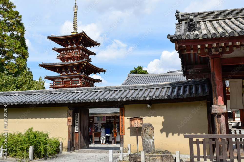 Naklejka premium 薬師寺