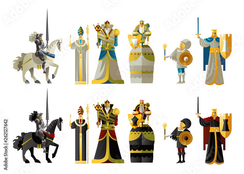 chess board game strategy characters
