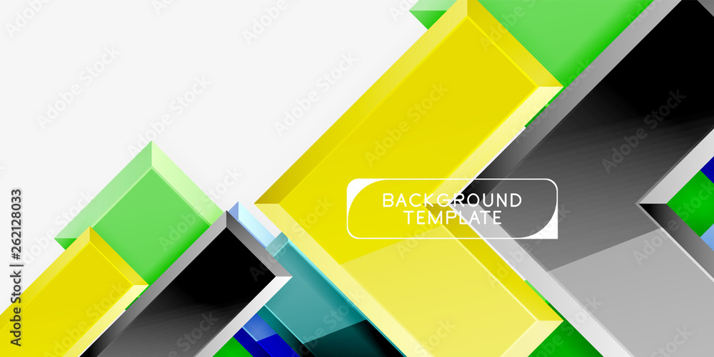Glossy arrows background Glossy arrows background