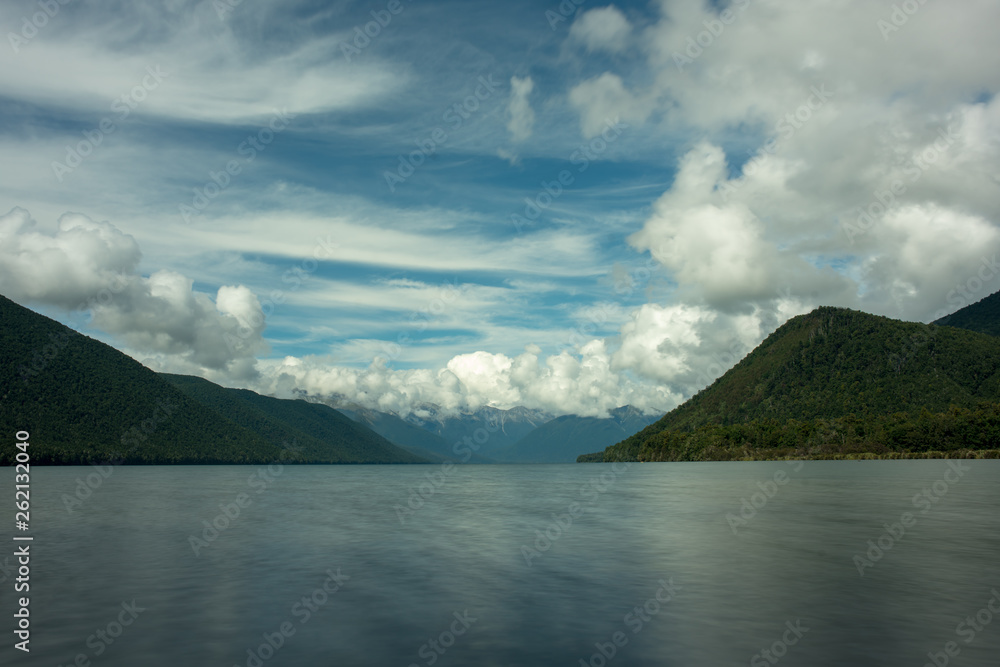 lake Rotoiti in the mountains lake Rotoiti in the mountains