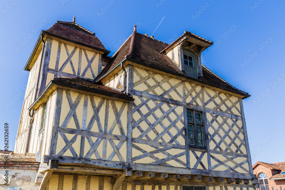 Old building in Nogent-Sur-Seine, France Old building in Nogent-Sur-Seine, France