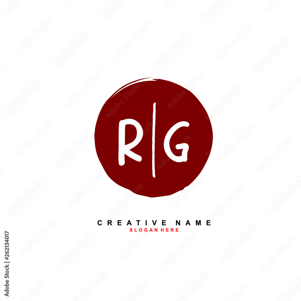 R G RG Initial logo template vector R G RG Initial logo template vector