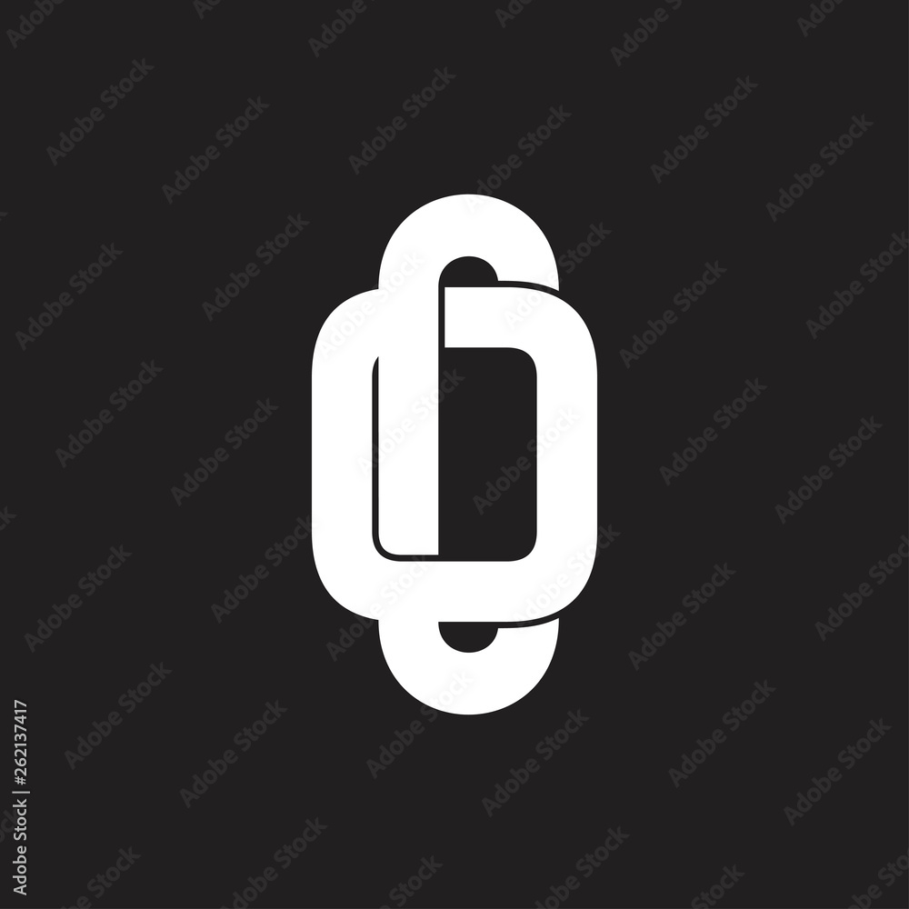 chain simple abstract logo vector chain simple abstract logo vector