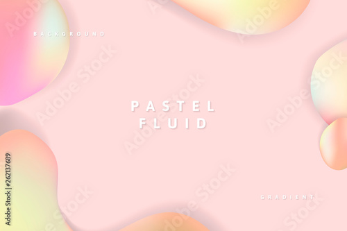 Fluid pastel background