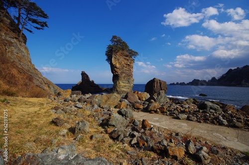 田老の山王岩