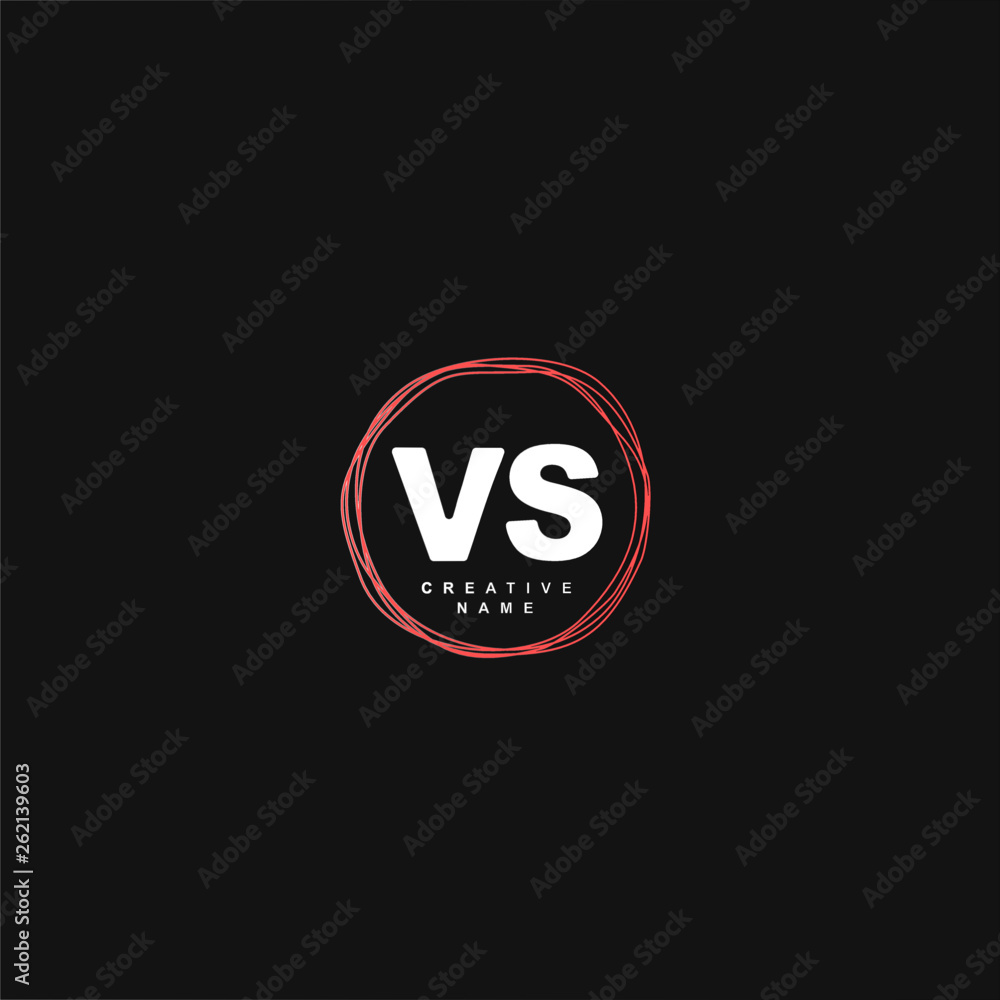 V S VS Initial logo template vector V S VS Initial logo template vector