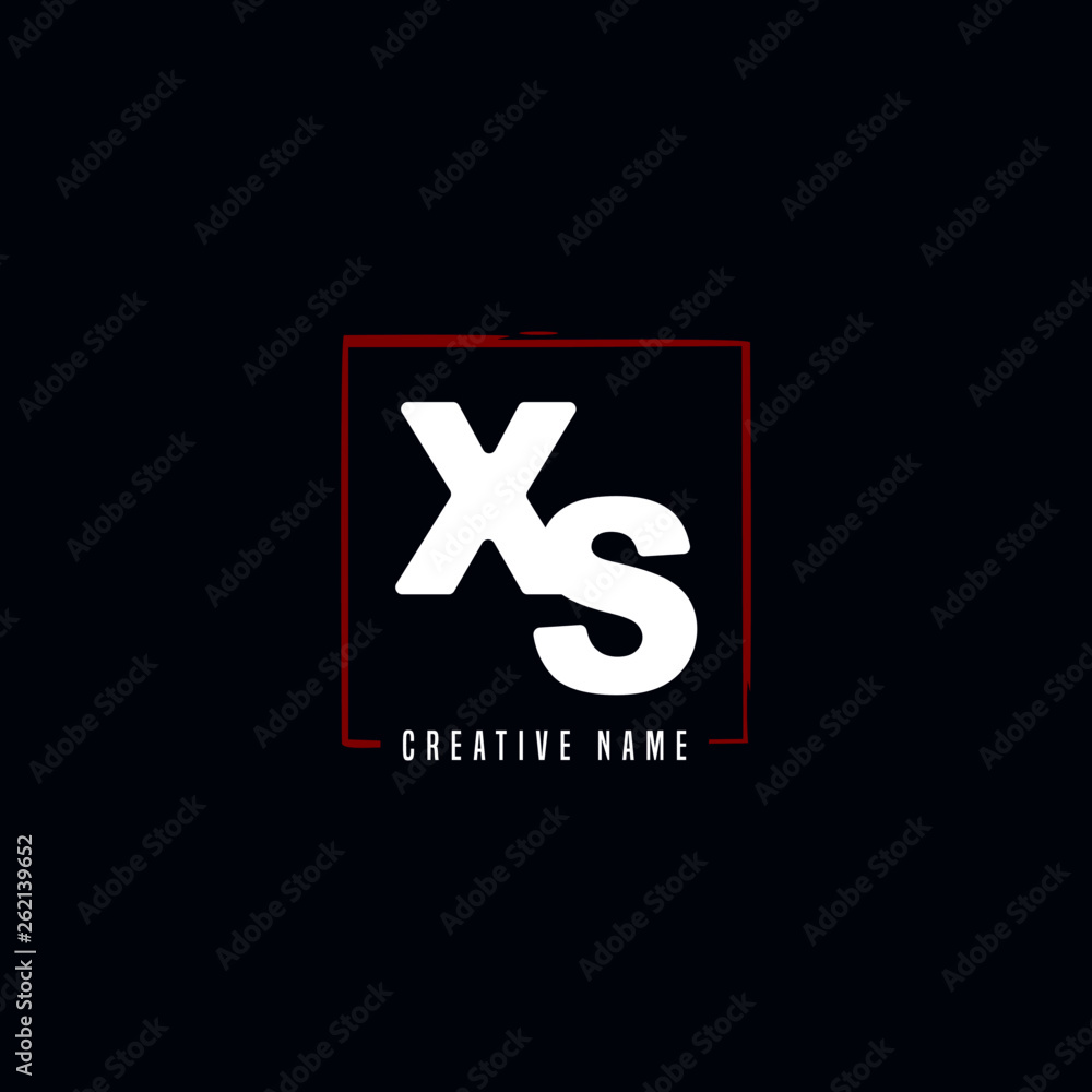 X S XS Initial logo template vector X S XS Initial logo template vector