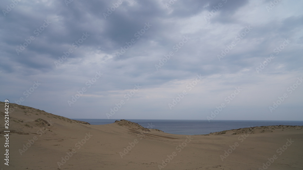 砂丘と空 砂丘と空