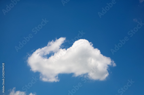 Photography Natural rabbit shaped cloud in a blue sky