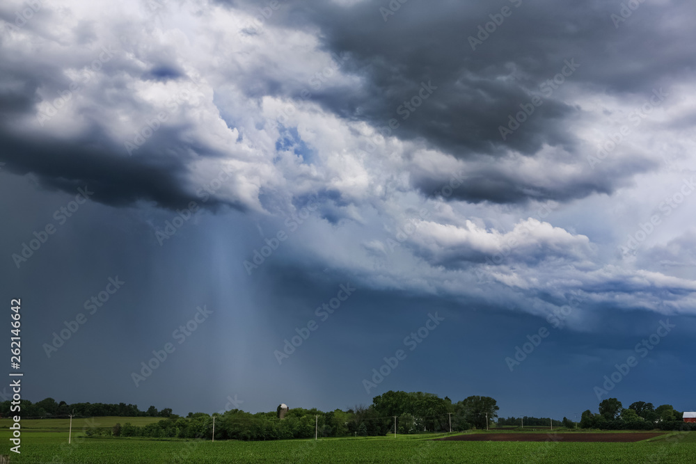 Storm cloud over the Wisconsin countryside Storm cloud over the Wisconsin countryside