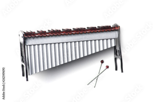 xylophone isolated on white background