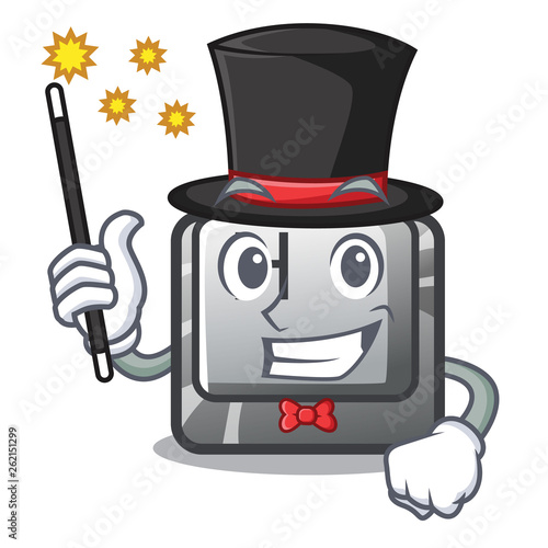 Magician button H on a the character